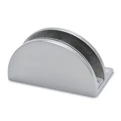 Glasplattentrger 221108 Edelstahl Design Glas 06-08 mm Wandmontage