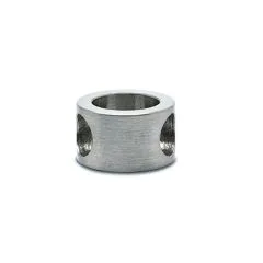 Edelstahl Design Adapter fr Ecksttze 45 Stab 10mm