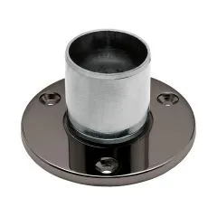 Anthrazit Design Boden & Wandflansch fr Rohr 25,4 mm