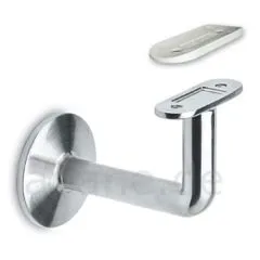 Edelstahl Design Handlauftrger glatt & Rohr Blindmontage
