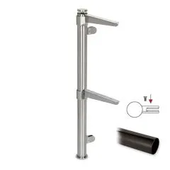 Hustenschutz Pfosten 20-112-25 links - Rohr  25.4 mm - Anthrazit Design