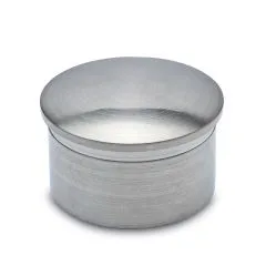 Endkappe gewlbt fr Rohr 50,8 mm Edelstahl Design