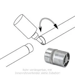 Messing Design Rohr 50,8mm - Zuschnitt nach Wunsch