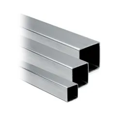 Hustenschutz Pfosten 20x20 - 20-13320 rechts - Edelstahl matt Design