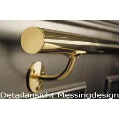 Messing Design Handlaufsttze Rohr 50,8 mm Schraubmontage