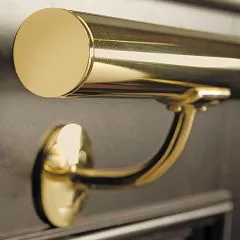 Messing Design Handlaufsttze Rohr 38,1 mm Blindmontage
